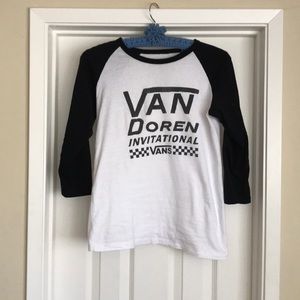 Vans US Open 3/4 Sleeve Henley Tee